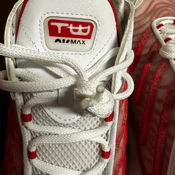 Nike Mens White Red Air Max TW DQ3984-104 Lace Up Athletic Shoes Size US 11.5 main image 6